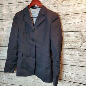 Juniors The Elite Black Blazer Size 8R